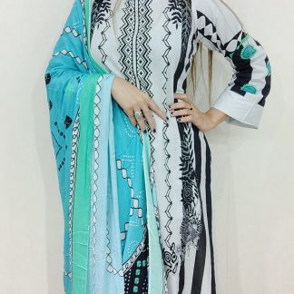 Charisma Luxury (sea blue n dusty white)