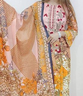 ( STX ) Gul Ahmed ( Peachy Pink )