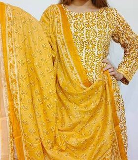 Batik Print Joypuri ( yellow )