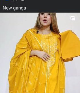 Ganga Yellow with Pearl