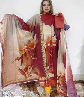 Wooden Rose ( Maroon )