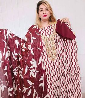 Zigzag glitch (maroon)