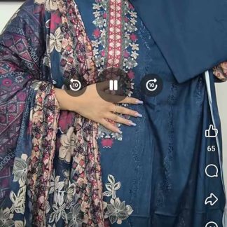 X) Flower bunch (blue)